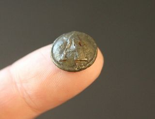 Civil War Confederate Artillery kepi button no back Virginia 2