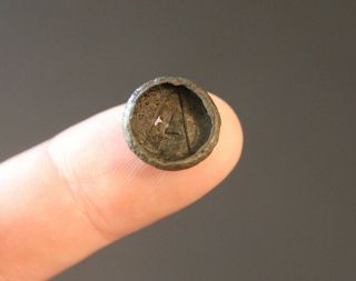 Civil War Confederate Artillery kepi button no back Virginia 4