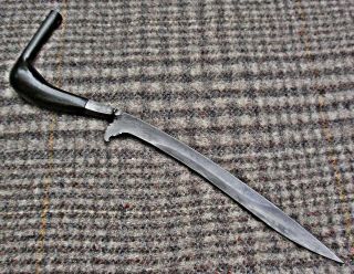 Large Antique Indonesia - Sumatra Rencong Knife Dagger Asian Aceh Sword