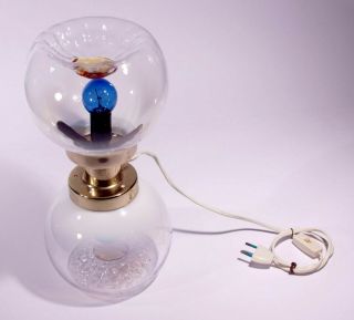 Space Age Lamp Italian Design Mid Century Mazzega Sputnik Modernist Murano Glass 3