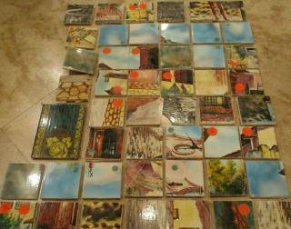 Rare 49 Old Tiles From The Casa Monica - St.  Augustine Fl.  - Salvage - Historic Hotel