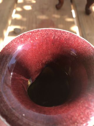 Antique Chinese Ox Blood Glaze Vase 3