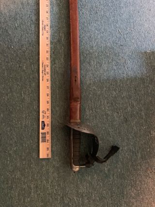 Morgan Co.  Albermarle St.  London Address 1897 British Cavalry Sword 3 Gen Bl