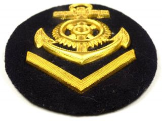 WW2 German Navy Engine Room Senior Petty Officer ' s Metal Badge 2
