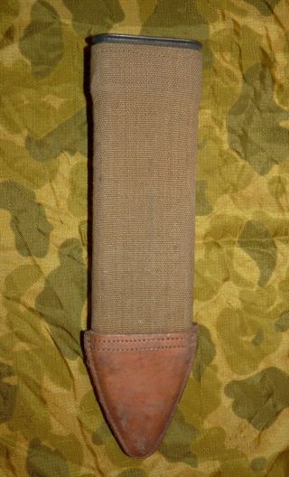 Ww1 Us Army Issue M - 1917 Bolo Knife Sheath And Canvas Cover -