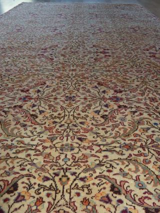 1940’s Turkish Kayseri Handmade Rug Highly Collectible One - of - a - kind 7ft X 10 ft 4