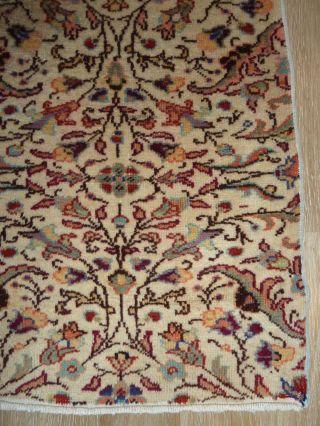 1940’s Turkish Kayseri Handmade Rug Highly Collectible One - of - a - kind 7ft X 10 ft 5