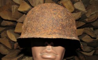 - Authentic WW2 WWII Relic German helmet Wehrmacht 158 2