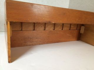 VINTAGE BAKER’S EXTRACT COMPANY WOODEN DISPLAY RACK ADVERTISING WOOD 12