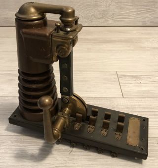 Antique 1800’s - 1900’s Brass & Bakelite Electric Circuit Breaker Switch Ex Rare