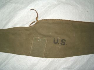 ww2 wwii us u.  s.  army m1 m - 1 carbine canvas o.  d.  olive drab carry case bag 1944 3