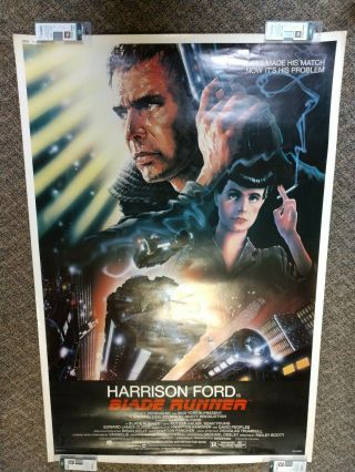 Blade Runner Theatre Poster - 1982 Release Huge 40 X 60 Inches
