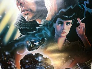 Blade Runner theatre poster - 1982 release HUGE 40 x 60 inches 6