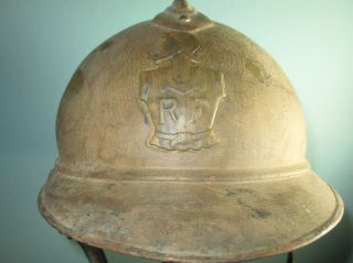 Compl Engineers French M15 Adrian Ww1 Helmet Casque Stahlhelm Casco Elmo 胄 шлем