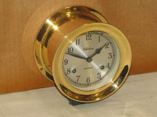 Chelsea Ships Bell Clock Boston Model 4 1/2 " Dial 1993 Restored