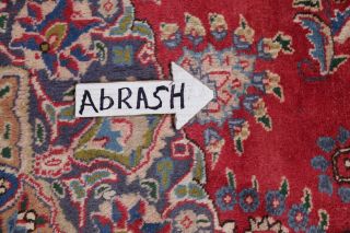 Vintage Traditional Kashmar Persian Oriental Hand - Knotted 10x12 Floral Wool Rug 12