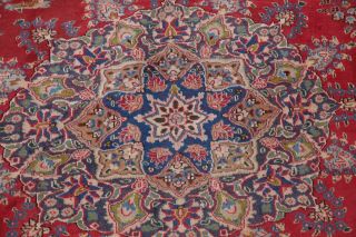 Vintage Traditional Kashmar Persian Oriental Hand - Knotted 10x12 Floral Wool Rug 4