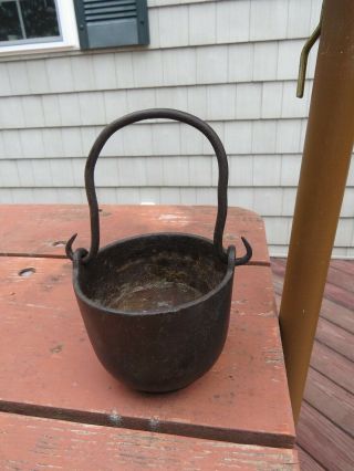 Civil War Era Cast Iron Lead Pot