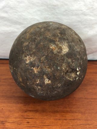 Vintage Antique Authentic Civil War Relic Solid Shot Cannon Ball Gettysburg,  PA. 2