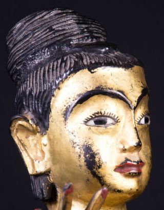 19th Century Antique Burmese Nat statue from Burma | Antique Buddha Statues 12