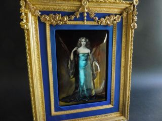 Queen Joanna of Naples French Antique Limoges Enamel Plaque Ormolu 1895 9 3/4 