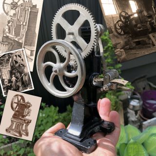 Antique 1920 Rare Steam Engine Accessory Punch Press Feeding Tool Marklin?