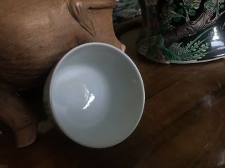 Antique 19th Century Chinese Famille Rose Porcelain Tea Cup 6