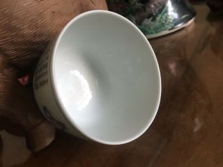 Antique 19th Century Chinese Famille Rose Porcelain Tea Cup 7