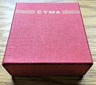 Vintage CYMA travel alarm clock in case and box (outstanding) 11