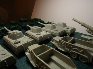 Vintage Marx Battleground/tank Battle Vehicle And Artillery Set