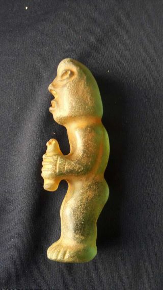 figure olmec stone quartz green translucent,  precolumbian,  maya.  moche,  olmeca 7