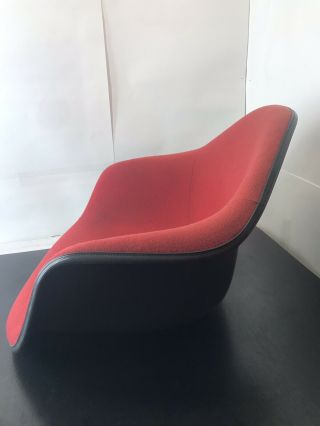 1x - - RED - HERMAN MILLER - Vintage Chair - Eames Shell MCM 3