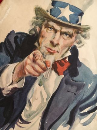 Wwi Poster Cover “i Want You ” James Montgomery Flagg “leslie’s 1917”