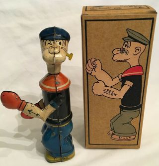 Popeye Shadow Boxer by J.  Chein Company 1932 - 12