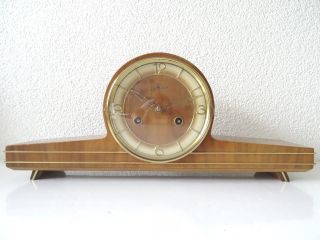 Haid German Vintage Retro Antique Mantel Shelf Clock (hermle Kienzle Era)