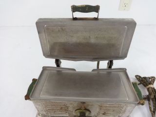 VINTAGE RARE 1920 ' S C.  W.  CARTER MFG CO ELECTRIC AUTO GRILL FOR BACON. 3