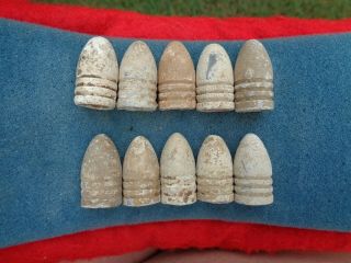 10 Civil War Mini Balls Bullets Relics Charleston,  South Carolina 5