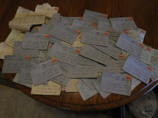 62 Korean War Era Letters From Uss Saint Paul Ca - 73 1950 Dated