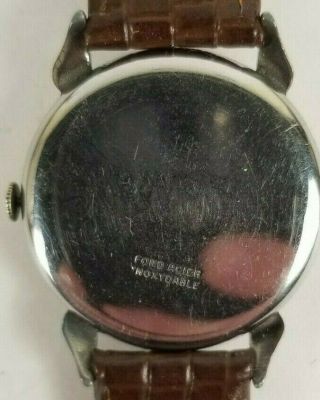 Vintage & Rare 1930s FELCA Swiss Mens Wristwatch w/ Teardrop Lugs 5