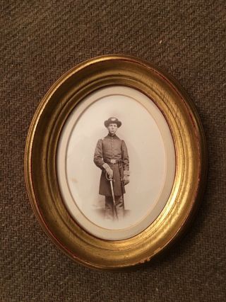 Civil War Photo Albumen Union Officer