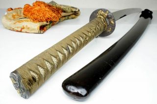 Daimyo Registry: Japanese L - Wakizashi Sword " Kiyomitsu清光 " Samurai Nihonto Katana