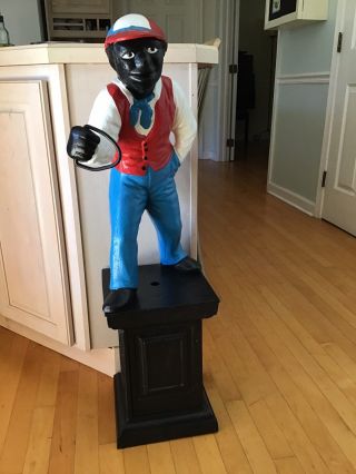 Lawn Jockey Jocko Antique Vintage Black Americana