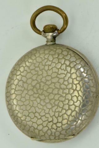 Rare antique Omega fancy pocket watch for Ottoman market.  Fine enamel Erotic dial 4