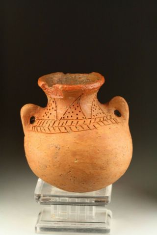 Sc An Interesting Caananite Pottery Jug,  Holy Land 2nd 1st.  Mill.  Bc
