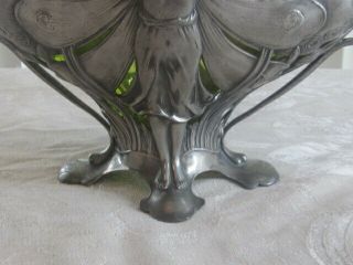 Antique Art Nouveau WMF Butterfly Fairy Lady Vase RARE GREAT SHAPE NR 3