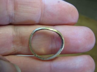 Medieval Yellow Metal Posy Ring [lot 42]