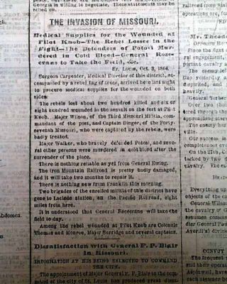 RICHMOND - PETERSBURG CAMPAIGN Battle of Vaughan Road VA Civil War 1864 Newspaper 6