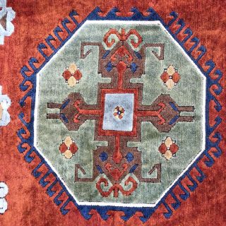 Lori Pambak Kazak Design Very Fine Vintage Turkish Rug Carpet 5 ' 1 