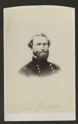 Civil War Cdv Union General George Thomas
