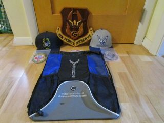 General U.  S.  Air Force Reserve Wooden Plaque,  Backpack,  Key Chain,  Hats,  Patches